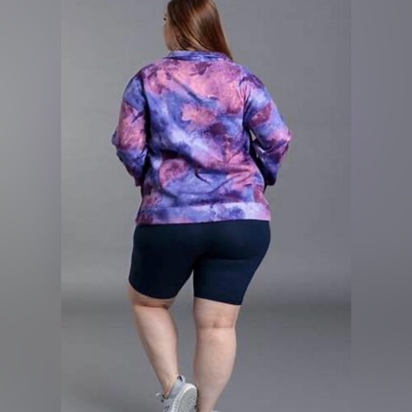 NEW Rise by Lularoe Persistent Half Zip Pull Over Fleece Sweatshirt Size 1X - Picture 4 of 15